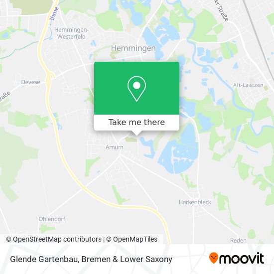 Glende Gartenbau map