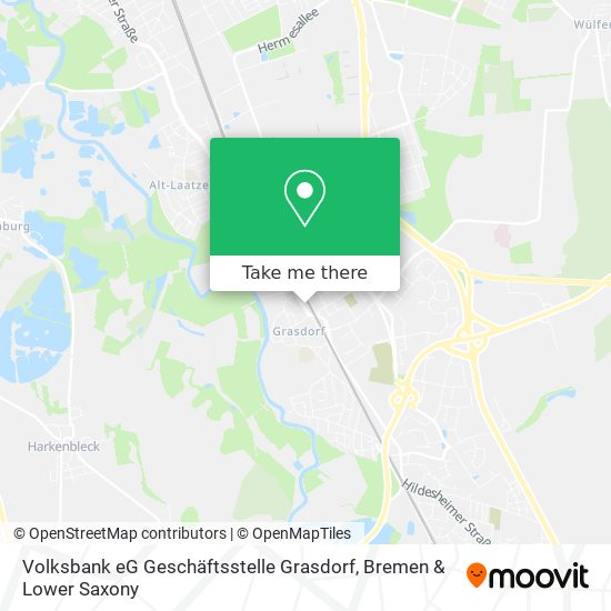 Volksbank eG Geschäftsstelle Grasdorf map