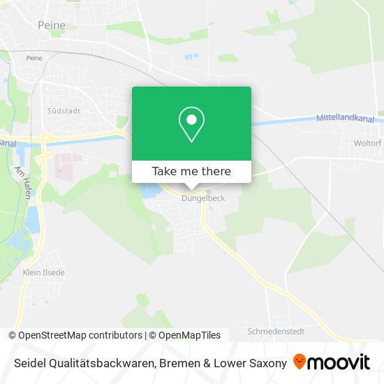 Seidel Qualitätsbackwaren map