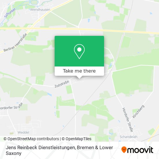 Jens Reinbeck Dienstleistungen map