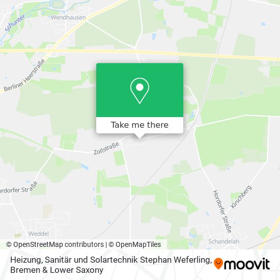 Heizung, Sanitär und Solartechnik Stephan Weferling map