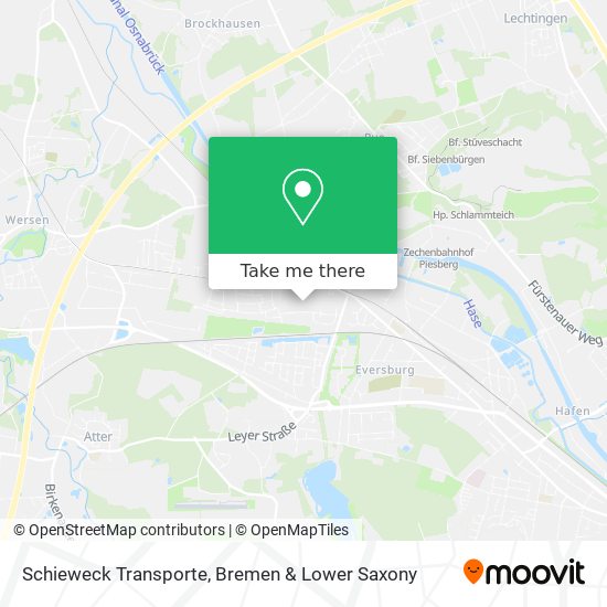 Schieweck Transporte map