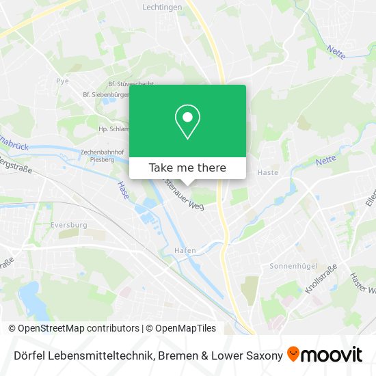 Dörfel Lebensmitteltechnik map