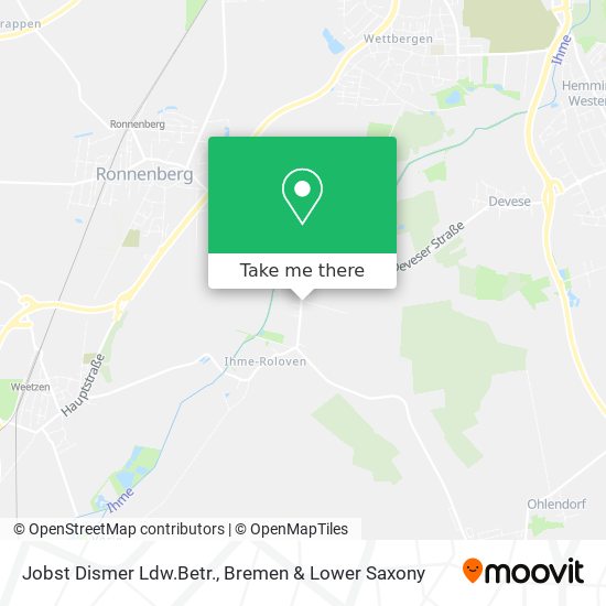 Jobst Dismer Ldw.Betr. map