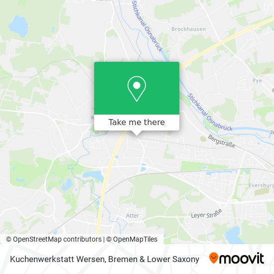 Kuchenwerkstatt Wersen map