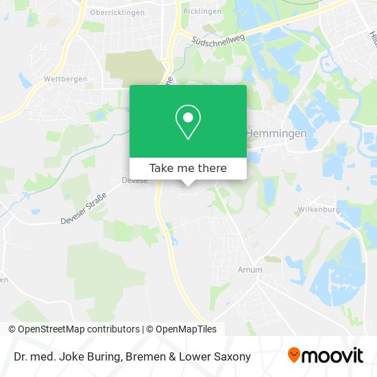 Dr. med. Joke Buring map
