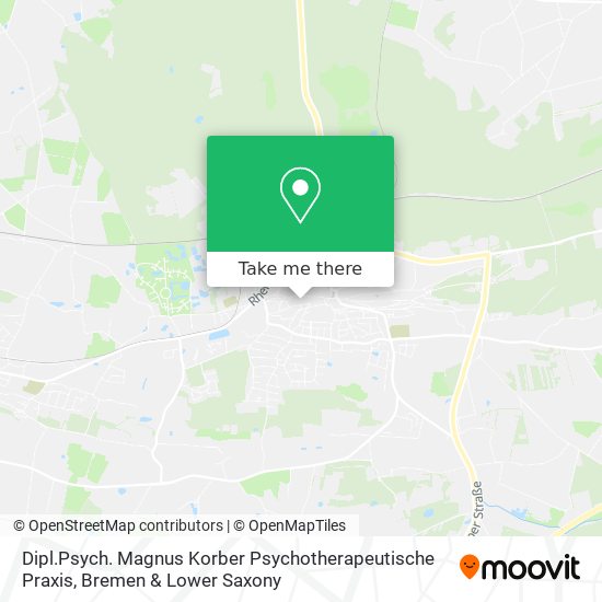 Dipl.Psych. Magnus Korber Psychotherapeutische Praxis map