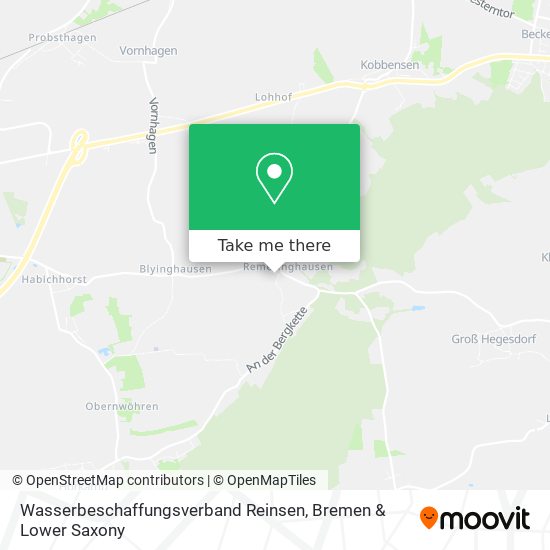 Wasserbeschaffungsverband Reinsen map