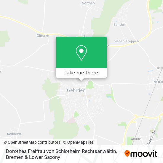Dorothea Freifrau von Schlotheim Rechtsanwältin map