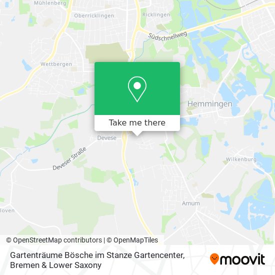 Gartenträume Bösche im Stanze Gartencenter map