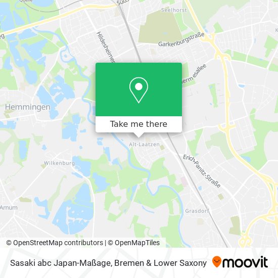 Sasaki abc Japan-Maßage map