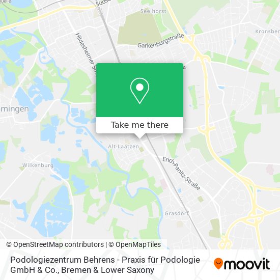 Podologiezentrum Behrens - Praxis für Podologie GmbH & Co. map