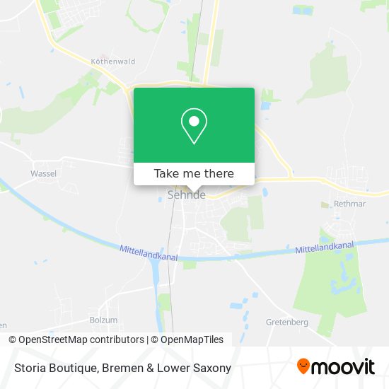 Storia Boutique map