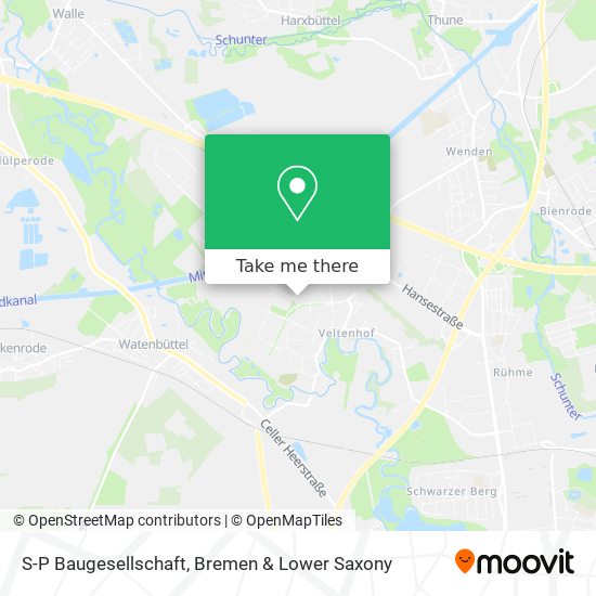 S-P Baugesellschaft map