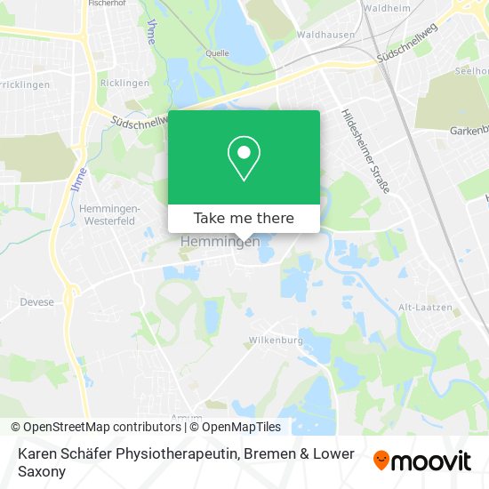 Karen Schäfer Physiotherapeutin map