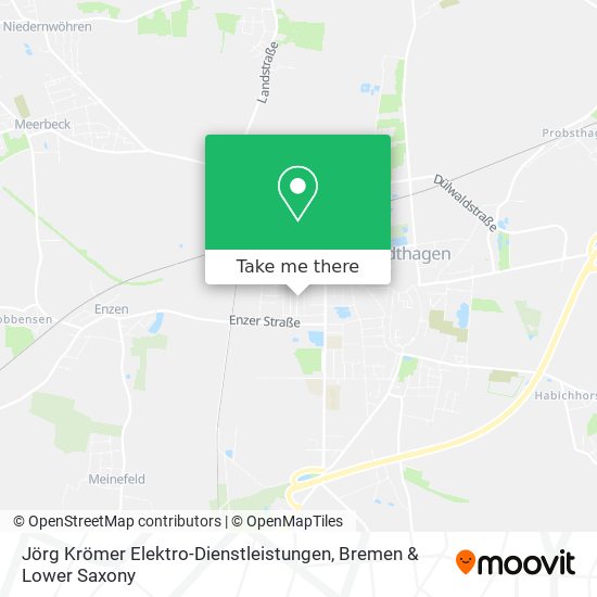 Jörg Krömer Elektro-Dienstleistungen map