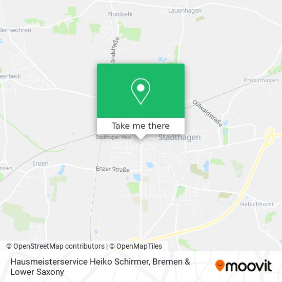 Hausmeisterservice Heiko Schirmer map