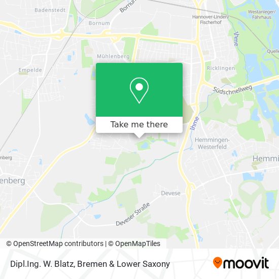 Dipl.Ing. W. Blatz map
