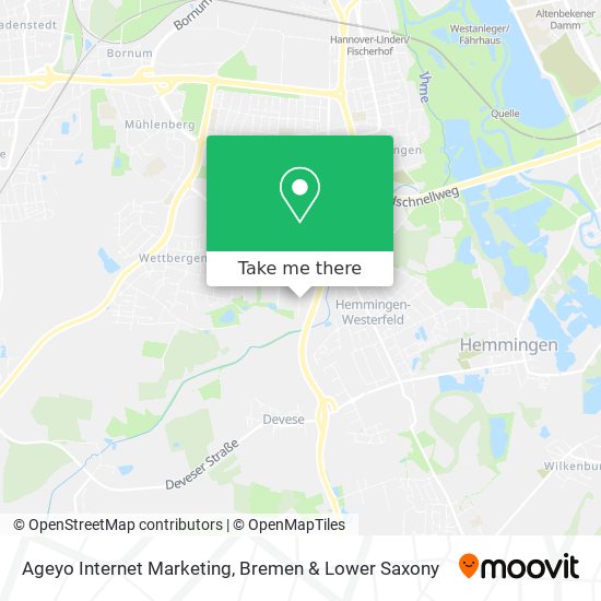 Ageyo Internet Marketing map