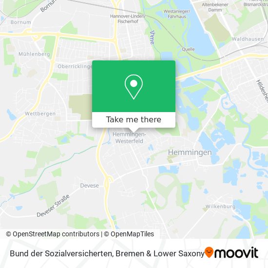 Bund der Sozialversicherten map