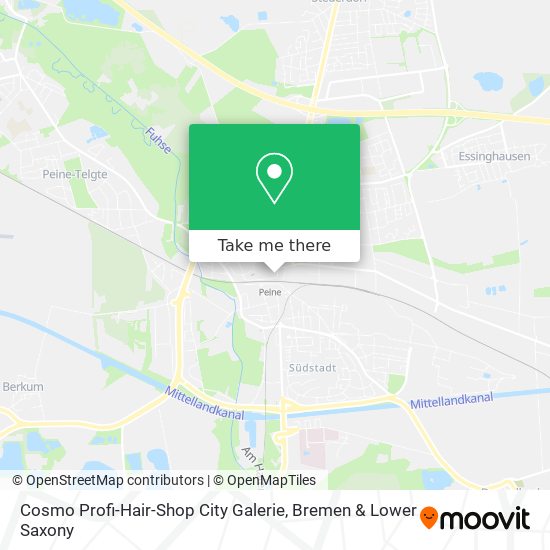 Cosmo Profi-Hair-Shop City Galerie map