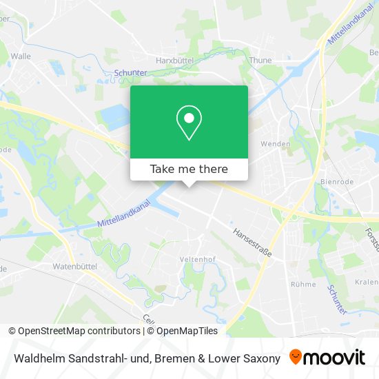 Waldhelm Sandstrahl- und map
