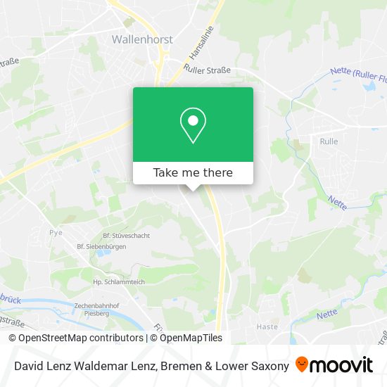 David Lenz Waldemar Lenz map