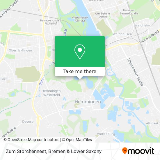 Zum Storchennest map