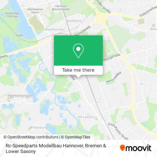 Rc-Speedparts Modellbau Hannover map