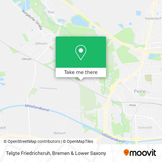 Telgte Friedrichsruh map