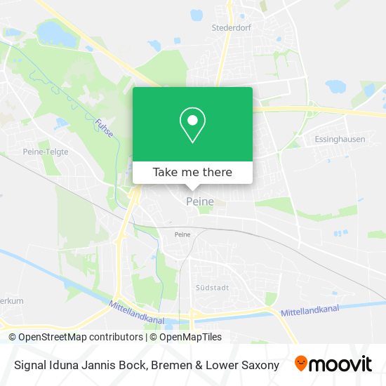 Signal Iduna Jannis Bock map