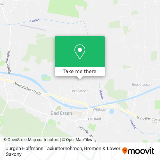 Jürgen Halfmann Taxiunternehmen map