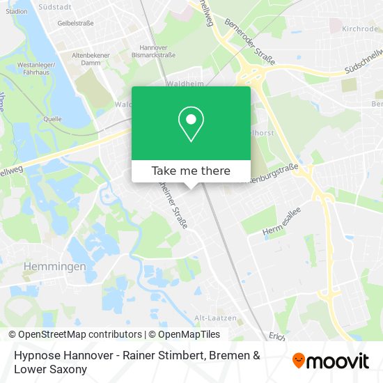 Hypnose Hannover - Rainer Stimbert map