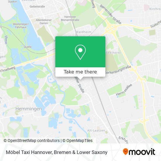 Карта Möbel Taxi Hannover