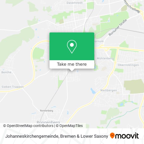 Johanneskirchengemeinde map