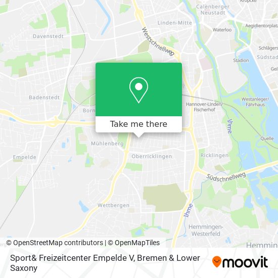 Sport& Freizeitcenter Empelde V map