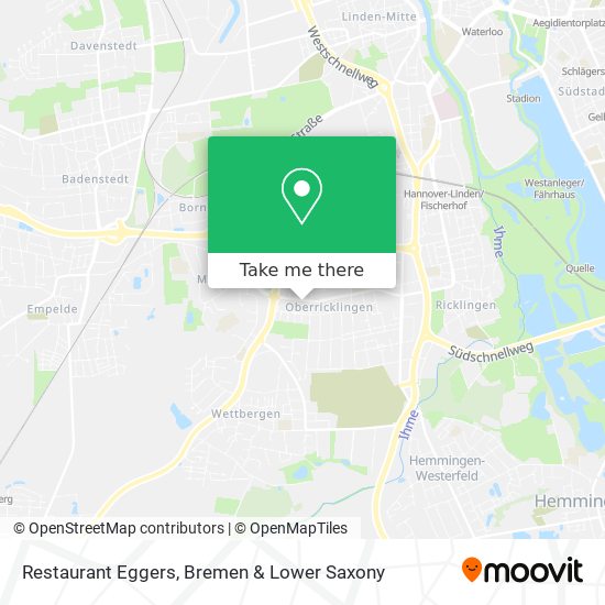 Restaurant Eggers map