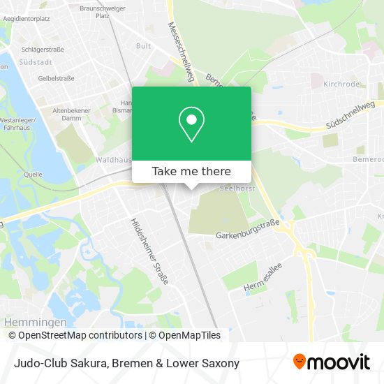 Judo-Club Sakura map
