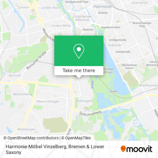 Harmonie-Möbel Vinzelberg map