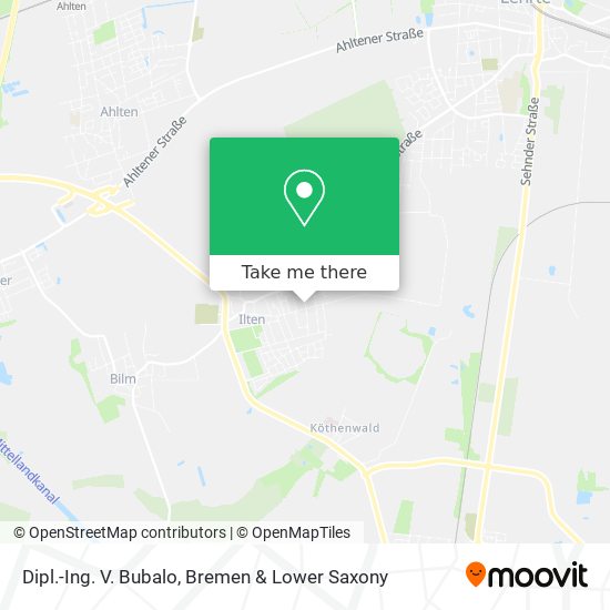 Dipl.-Ing. V. Bubalo map
