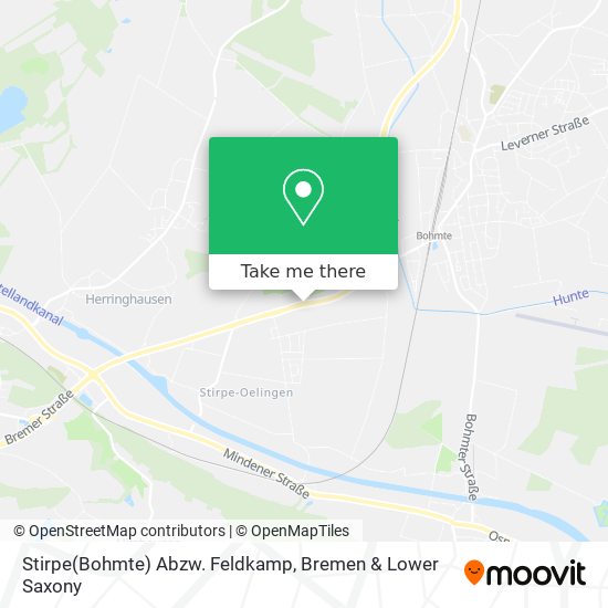 Stirpe(Bohmte) Abzw. Feldkamp map