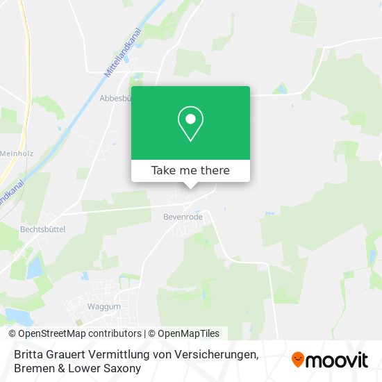 Britta Grauert Vermittlung von Versicherungen map