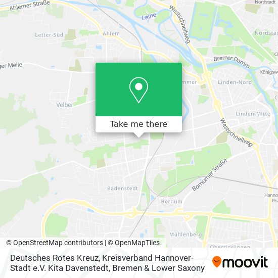 Deutsches Rotes Kreuz, Kreisverband Hannover-Stadt e.V. Kita Davenstedt map