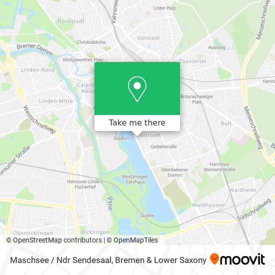 Maschsee / Ndr Sendesaal map
