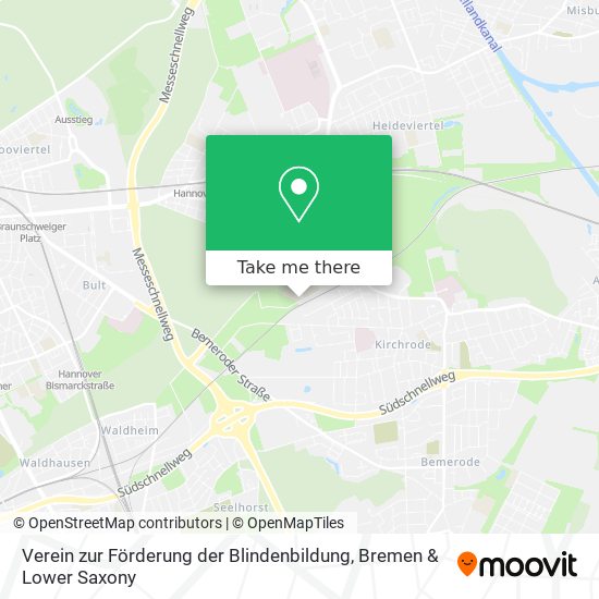 Verein zur Förderung der Blindenbildung map