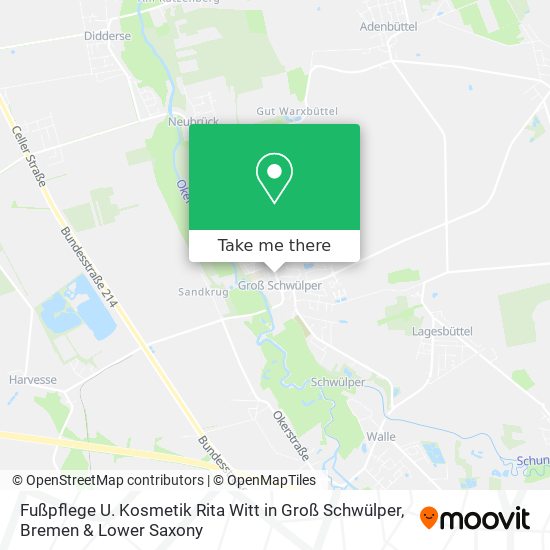 Fußpflege U. Kosmetik Rita Witt in Groß Schwülper map