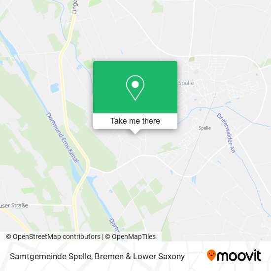 Samtgemeinde Spelle map
