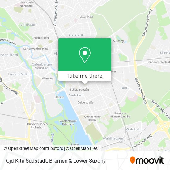 Cjd Kita Südstadt map