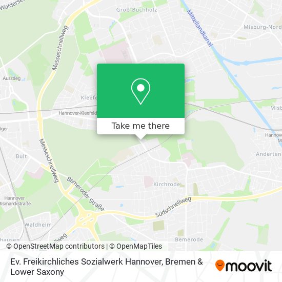 Карта Ev. Freikirchliches Sozialwerk Hannover