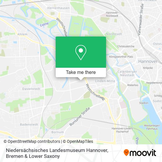 Niedersächsisches Landesmuseum Hannover map